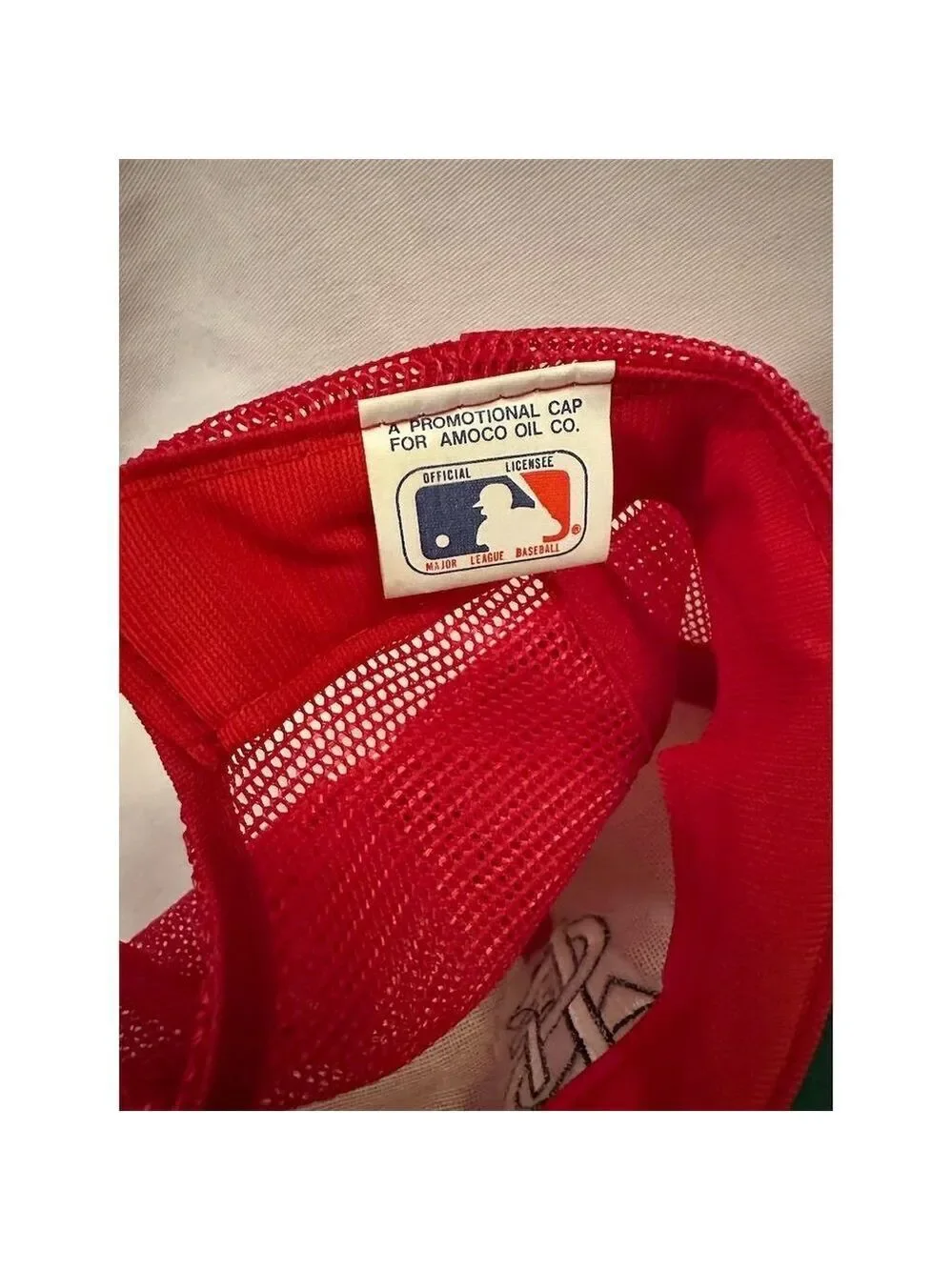 Vintage 90s St. Louis Cardinals Snapback Trucker Hat Red MLB Baseball